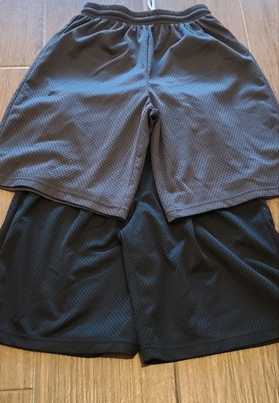 Boys Athletic Shorts, 2- pairs, Medium (10-12) - Picture 2 of 4